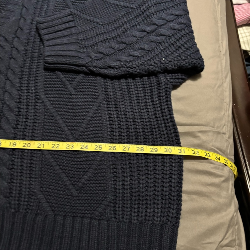 Torrid Deep Blue Cable Knit Cardigan - Picture 11 of 11